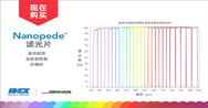 Nanopede™ 滤光片，逐步探索光谱